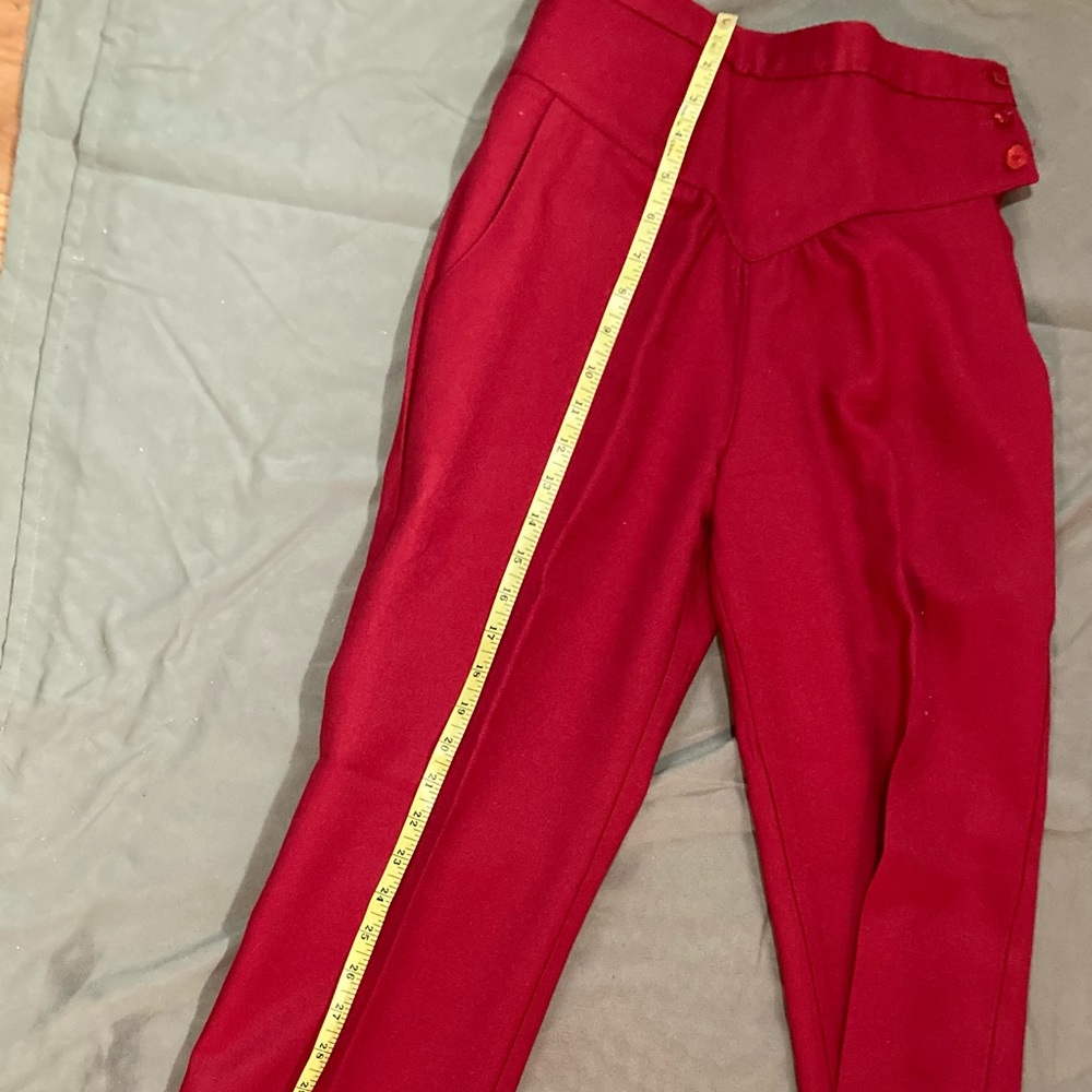 Periscope Dress Slacks, Size 7, unique waist & side button closure, pockets